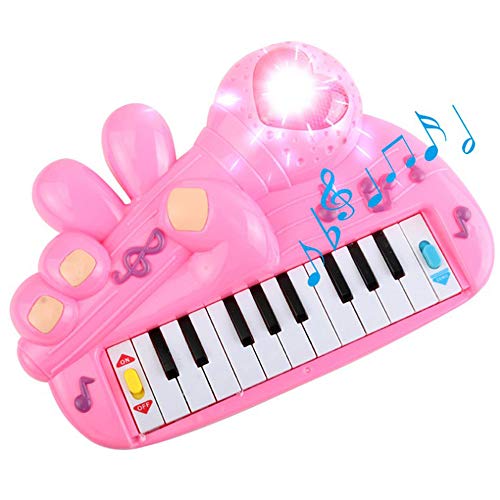 Preisvergleich Produktbild BESTSUGER Kleinkind-Klavier, Spielzeug mit DJ-Mixer, Musikinstrumente für die Bildungsentwicklung, Electronic Play Piano, Kids Keyboard 0-6 Jahre alt