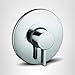 hansgrohe Ecostat Modern Pressure Balance Shower Valve Trim in Chrome, 04233000