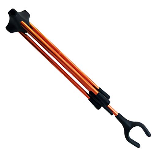 Toygogo Soportes De Arco Tiro con Arco Soporte De Arco Recurvo Soporte De Arco Compuesto Arcos Percha Objetivos Disparo Al Aire Libre - Naranja