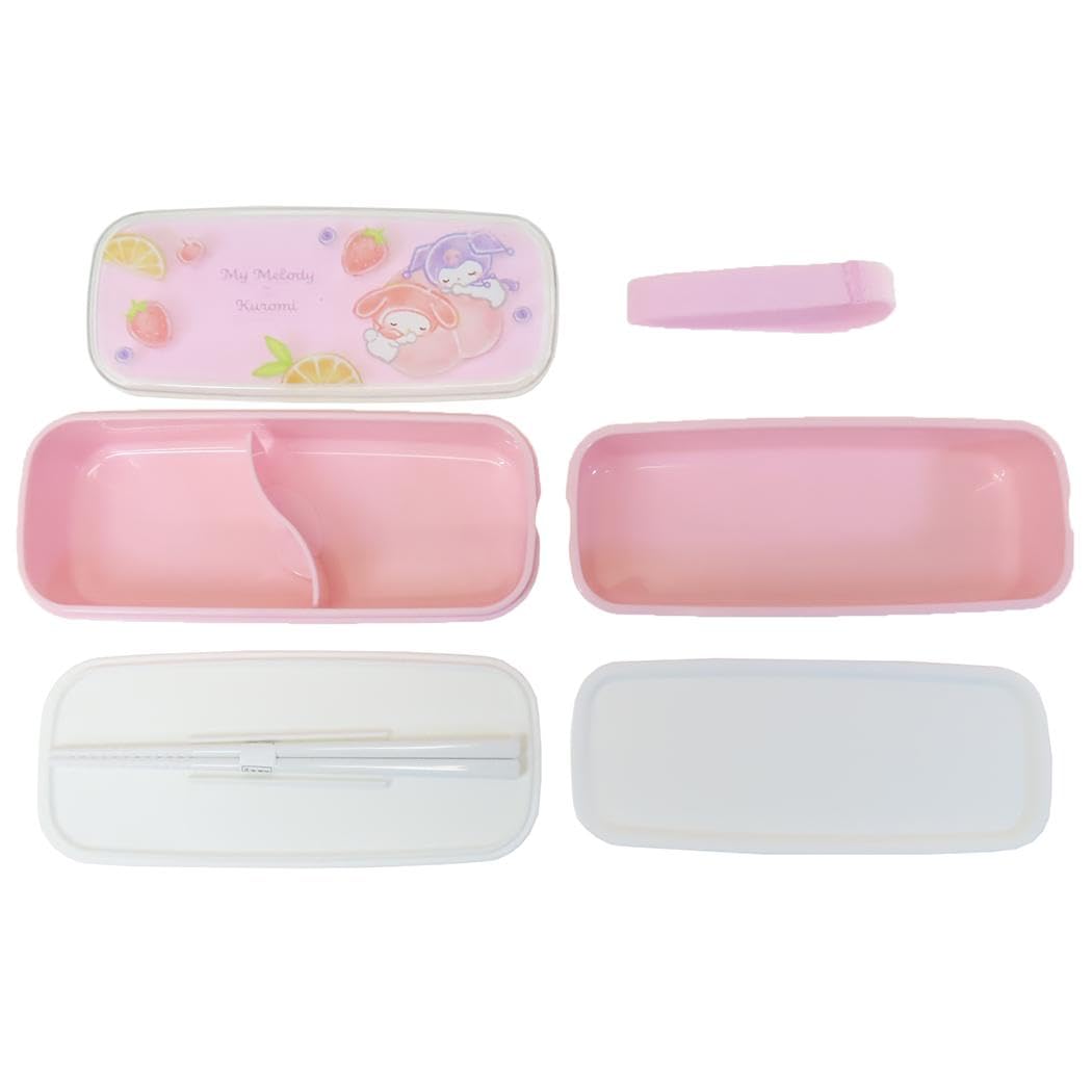 Amazon｜マイメロディ クロミ[お弁当箱]スリム2段ランチボックス