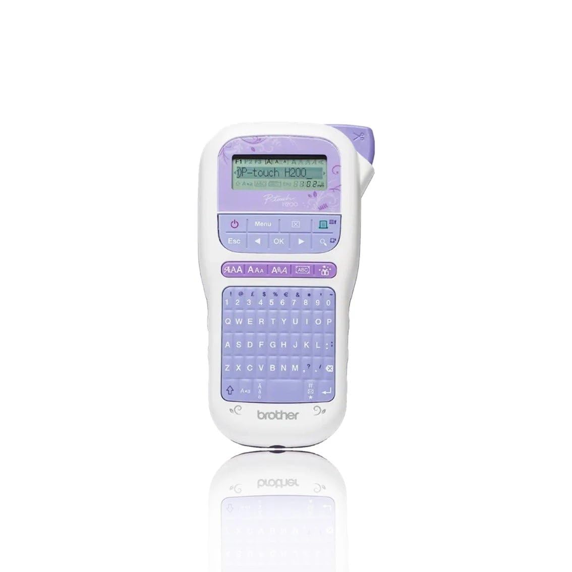 Brother PTH200. Rotuladora electrónica de Mano con diseño ergonómico para el hogar y para Manualidades con Teclado QWERTY.