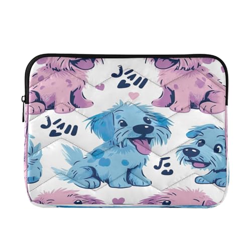 Funda para portátil 13-14 pulgadas impermeable con diseño de perros