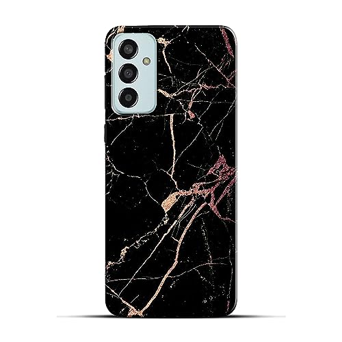 Image of COLORflow Back Cover Compatible with Samsung Galaxy F13 / M13 4G | Beautiful Black Golden Marble | Designer Printed Hard CASE Bumper Back Cover Compatible with Samsung F13 / M13 4G