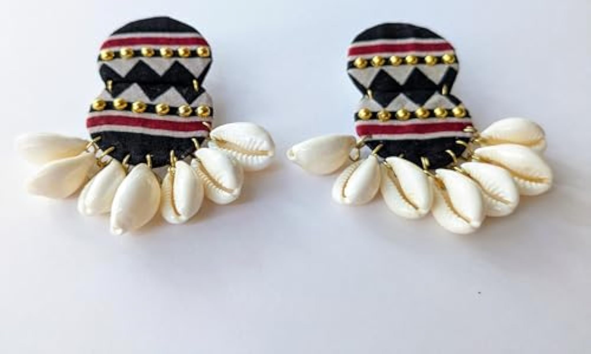 Handmade Seashell Dangle Earrings for Women