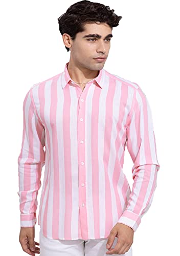 Image of U-Turn Casual Shirt for Men || Shirt for Men Stylish || Men Stylish Shirt || Men Printed Striped Shirt