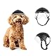 Enjoying Hundehelm mit Ohrlöchern, Haustierhelm mit Hochklappbarer Linse, Sonnen- und Windbeständiger Hundemütze, Geeignet für Hunde von 7,5-12,5kg