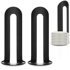 com-four® 3X alzatappeti per cialde caffè, Accessori per cialde caffè, Pratico alzatamponi per lattine caffè, Facile rimozione cialde caffè (Accessori - 3 Jack - Neri)