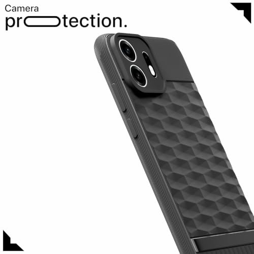Image of Outlouders Back Cover for OnePlus N6 5G | Full Camera Protection | TPU Soft Flexible Shockproof Bumper Case (Black)