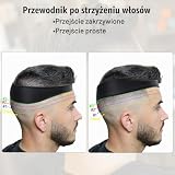 FDHBDF 2 regulowane taśmy do strzyżenia włosów, regulowane szablony do włosów dla mężczyzn, szablony do samodzielnego strzyżenia włosów dla dorosłych i dzieci, nadają się do samodzielnego strzyżenia
