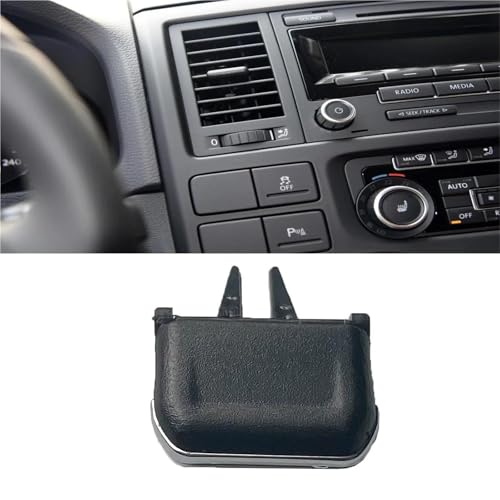 Rejilla de ventilación ajustable para VW Transporter T5, clip frontal de salpicadero 2011-2015 2