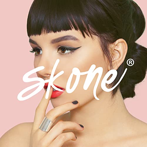 Skone Cosmetics Insanely Intense Tattooed Eyeliner Pen - Waterproof Liquid Eyeliner, Long Lasting, Sweat Proof, Smudge Proof Felt Tip Liquid Eyeliner - Pigmented Eye Liner Makeup - Jet Black (0.07Oz) #TOP4