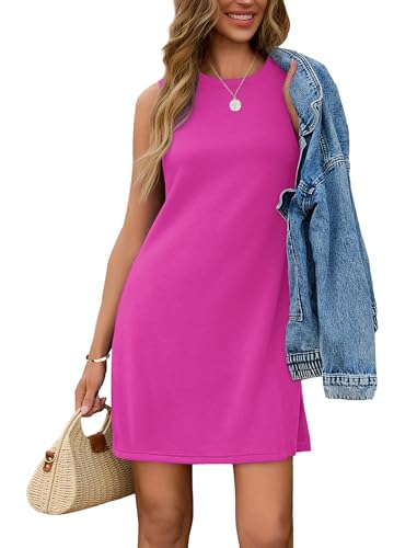Image of Sampeel Dresses for Women 2025 Casual Summer Sundresses Sleeveless Tank Dress Fashion Outfits