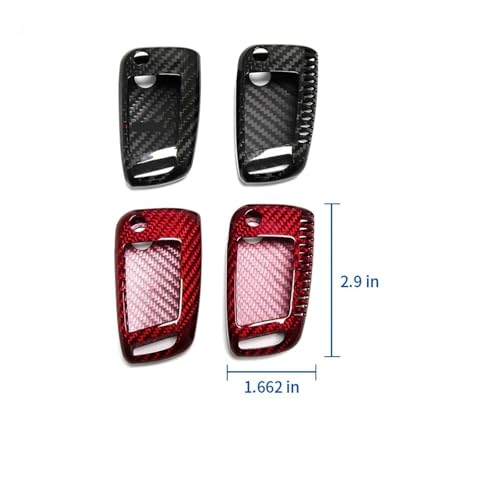 Funda de llave para VW Golf 7.5 con máxima protección de carbono 6