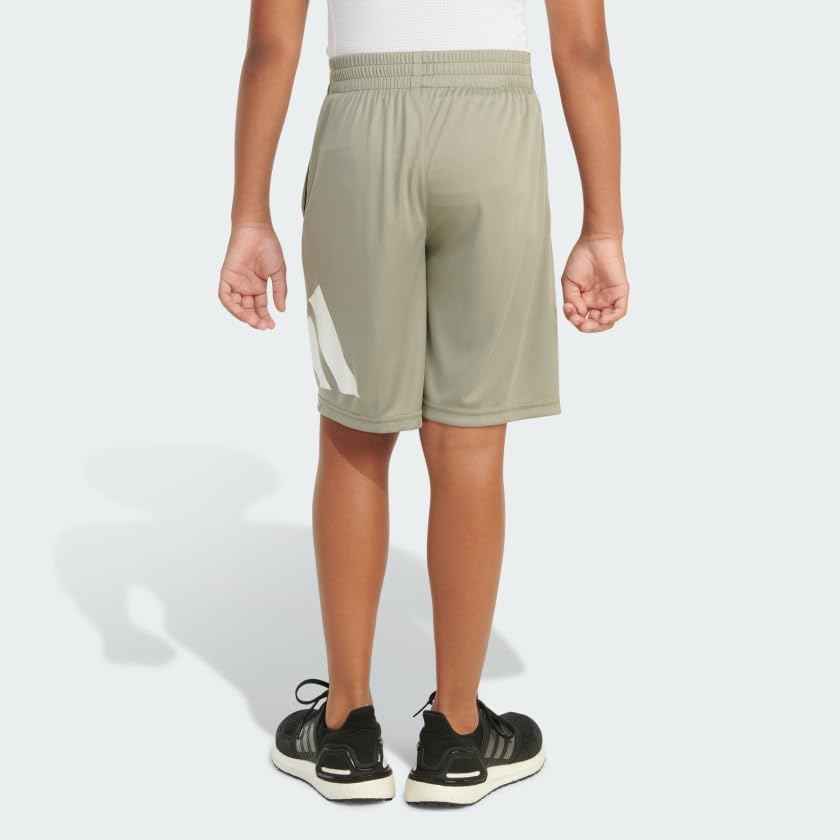 adidas Boys' Big Aeroready Elastic Waistband Essential Woven Sportswear Shorts2
