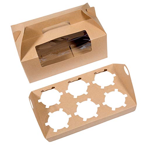 Vordas Scatole per Cupcake, 12 Pezzi Scatole per