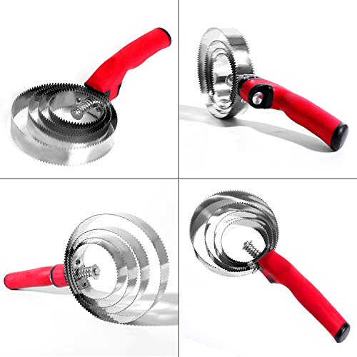 Pente curry de aço inoxidável reversível com toque macio para os dois vencedores