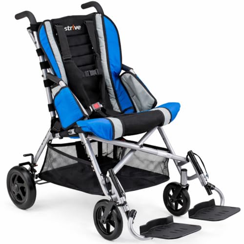 Special Needs Stroller for Big Kids and Adults 18' Blue 250lb