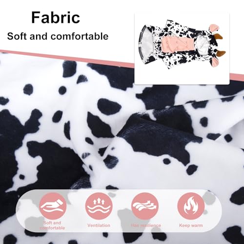 Pet Apparel Fantasia de vaca para cães médios fantasias de Halloween Dachshund Stitch fantasia buldo