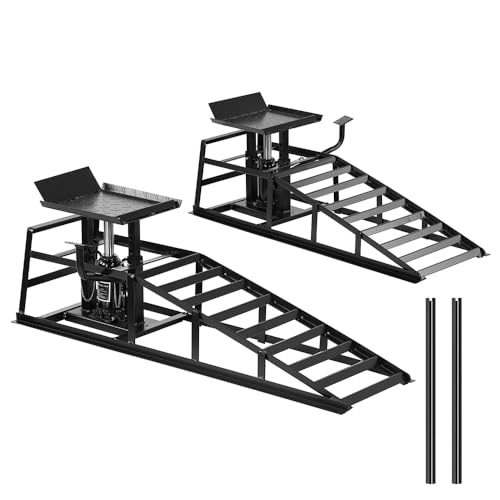 Hydraulic Car Service Ramps, 5 Ton Auto Lift Ramps with
