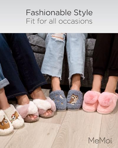 MeMoi The Gloria Plush Pom-Pom Slippers4