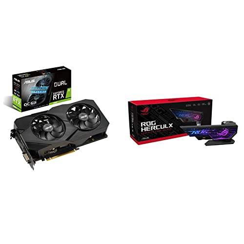 ASUS DUAL-RTX2060-O6G-EVO Graphic Card & ASUS ROG Herculx Graphics Card Anti-Sag Holder Bracket