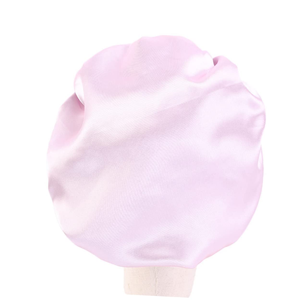 FOMIYES 6piezas Gorro De Elástico Para Protección De Cabello Sombrero Transpirable De Satinado Para Casa y Rosa