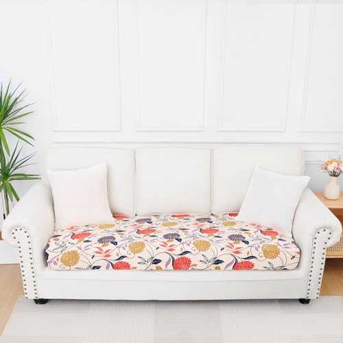 Smiry Printed Couch Cushion Covers, Stretch Couch Covers for Sofa