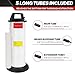 BILITOOLS 9L Vacuum Oil Pump Extractor Air Operated Automotive Oil Change Tool Large Capacity 2.4 Gallon Pneumatic Engine Dipstick Fluid Extractor for Boat Marine Jetski ect.