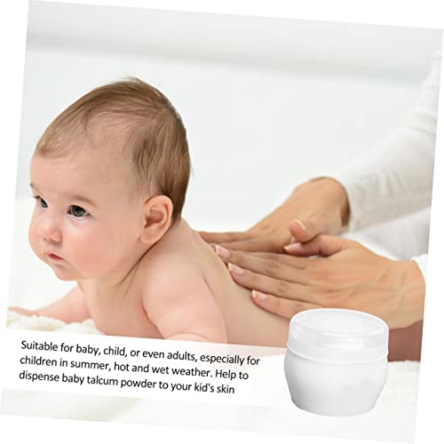 ibasenice 4 Conjuntos De Sopro De Pelúcia Para Bebê Caixa De Sopro De Pó Para Bebê Recipiente De Pó