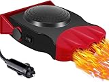 Car Heater,12V Fast Heating Defrost Defogger, 2 in1 Fast Heating or Cooling Fan 150W Portable Car Heater