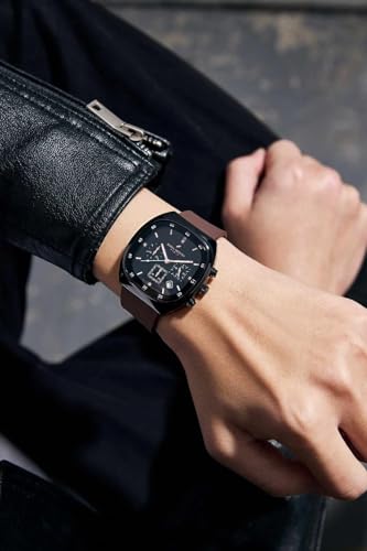 Image of Daniel Hechter Paris Bercy Collection Modern Multi Functional Watch for Men with Square Dial and Silicon Band-DHM1001