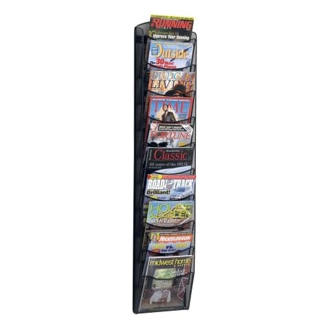 Safco Products Onyx 10 Pocket Magazine Rack Cover