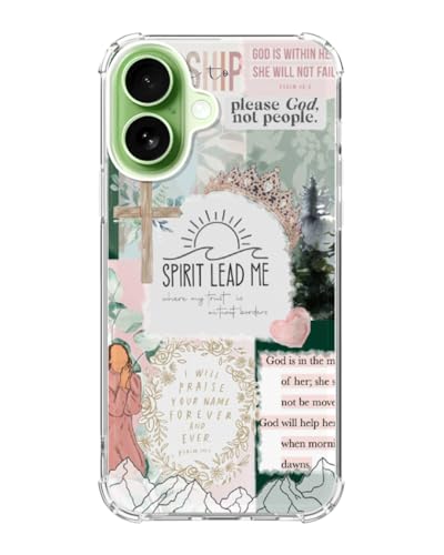 Qivtpjkrin Bible Verse Christianity God Collage Phone Case for iPhone