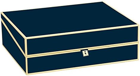Semikolon Letter Size / A4 Size Document Storage Box, Marine - Dark Blue