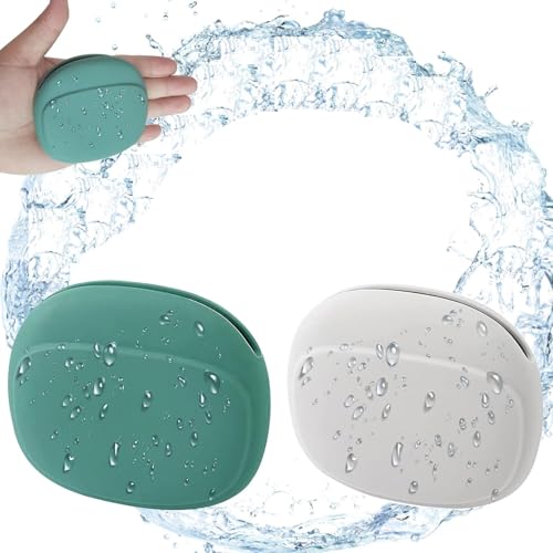 TIXDREEM Silicone Earphones Organizer, Portable Earbud Storage Case, Mini Pouch for Earphones, Coins, Keys, USB Flash Drives, Earrings, Jewelry (1) 9 41fpqcR9Z L