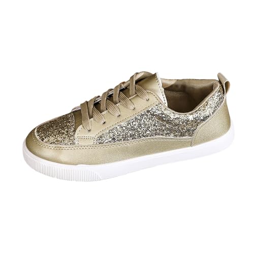 Baskets décontractées pour femme chaussures plates de loisirs sportives blanches tendance