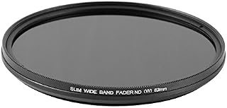 Ruili 49mm Slim Fader Variable ND Filter Adjustable ND2 to ND400 Neutral Density Lens Filter for DSLR Camera