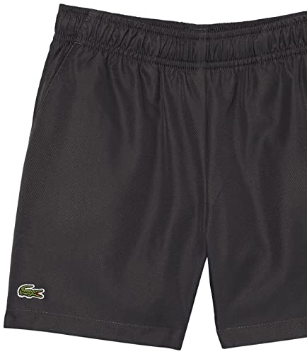 Lacoste Boys' Solid Taffeta Tennis Shorts2