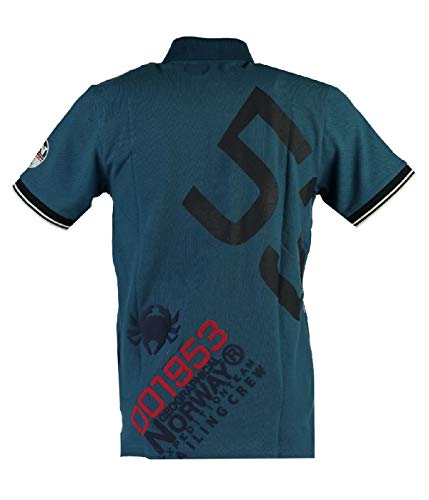 Geographical Norway - Polo da uomo blu M