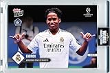 World Trading Cards,WTC,Pristine 10,2024 Topps Now UCL,Endrick,Presentación Real Madrid,#142,Cromos Futbol,Cartas Soccer,Estuche Magnético,Funda Protectora,INVERSIÓN,Tarjeta Edición Limitada