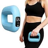 Anel Massageador Elétrico 5 Velocidades Perda De Calorias Recarregável USB-C Cores Aleatórias (Azul, Preto, Rosa, Cinza)