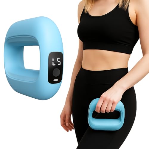 Anel Massageador Elétrico 5 Velocidades Perda De Calorias Recarregável USB-C Cores Aleatórias (Azul, Preto, Rosa, Cinza)