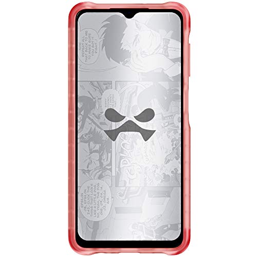 Image of Ghostek COVERT Galaxy A12 Case with Slim Fit Clear Pink Design and Non-Slip Grip Bumper Premium Shockproof Protection Thin Protective Phone Cover Designed for 2021 Samsung Galaxy A12 (6.5 Inch) (Pink)