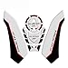 Depósito de Combustible de la Motocicleta Pegatina de protección Gas Cap cojín del Tanque de la Etiqueta engomada for Ducati Multistrada 1200/1260 950 Pegatinas (Color : B 1 Set)