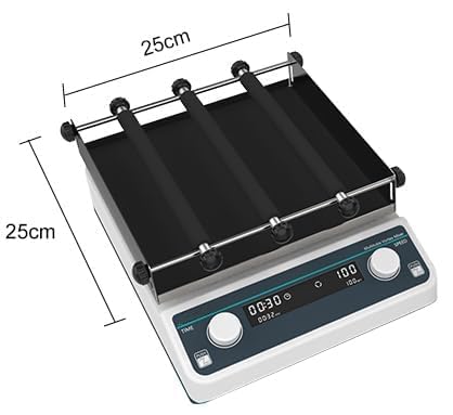 Digital Orbital Shaker Lab Orbital Shaker with Speed Range 40 to 200rpm Plate Size 250 * 250mm Max Load 2kg Orbit Diameter 20mm Turn Circular