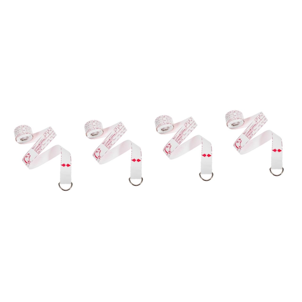 Toyvian 4 Piezas Cinta de para Animales de Medición Precisa de Pecho y de Ganado Cinta Retráctil Portátil para Ovinos y Porcinos