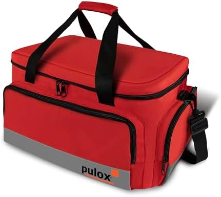 Pulox Medical First Aid Bag incl. Filling - Large, professional f...