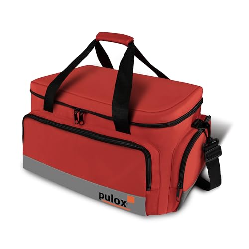 Pulox Medical First Aid Bag incl. Filling - Large, professional f...