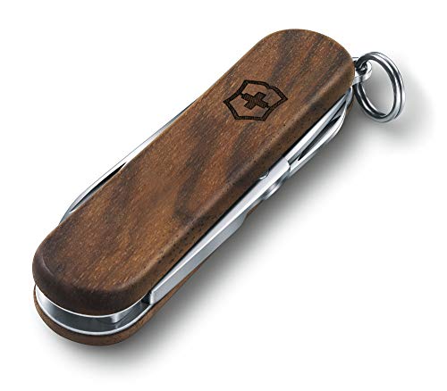 image for Victorinox Classic SD Walnut Swiss Army Knife, Compact, 5 Functions, S