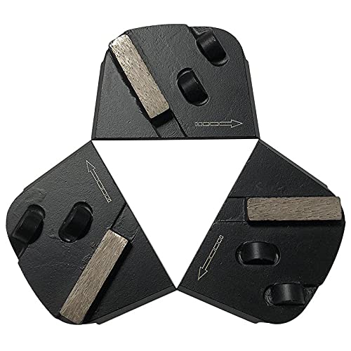 Diamond Grinding Discs for Lavina & Edco Magnatrap Grinders, Set of 3, PCD w/Bar, Counter-Clockwise